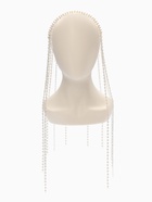 Украшение для волос «Паутина», 50 см, белое в серебре 10906126