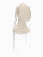 Украшение для волос «Паутина», 50 см, белое в серебре 10906126