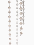 Украшение для волос «Паутина», 50 см, белое в серебре 10906126