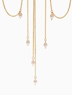 Украшение для волос «Паутина» 44 см, белое в золоте 10906127