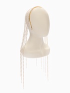 Украшение для волос «Паутина», 50 см, белое в золоте 10906128