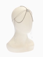 Украшение для волос «Шахерезада», белое в серебре - фото 809255458