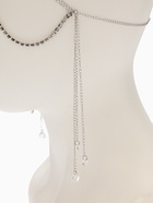 Украшение для волос «Шахерезада», белое в серебре - фото 809255459