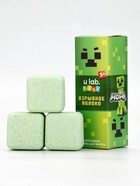 Бомбочки для ванны «Кубики», набор 3 шт x 70 г, аромат взрывное яблоко, URAL LAB - фото 119072756