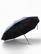 УЦЕНКА Зонт авт R51/58 10сп 3сл П/Э В/У УФ ОДНОТОН прямая ручка б/рез голубой пакет - Фото 2