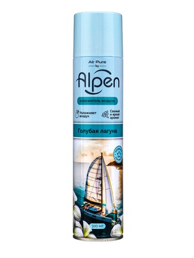 Освежитель воздуха Air pure by Alpen голубая лагуна, аэрозоль, 300 мл 10932059