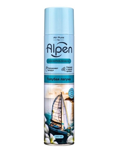 Освежитель воздуха Air pure by Alpen голубая лагуна, аэрозоль, 300 мл
