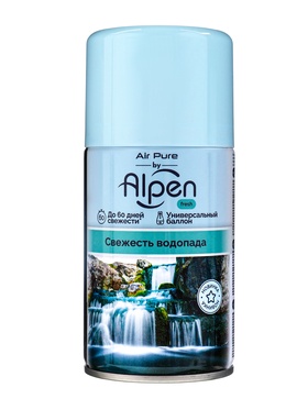 Сменный блок для освежителя воздуха Alpen свежесть водопада, 250 мл 10932063