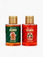 Новогодний подарочный набор косметики Happy new year: гель для душа 2 шт. × 100 мл, мочалка для тела, URAL LAB - фото 118993610