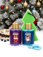 Новогодний подарочный набор косметики Gift for you: гель для душа 2 шт. × 100 мл, мочалка для тела, URAL LAB - фото 118993627