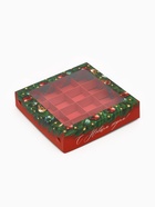 Коробка под 16 конфет новогодняя «Еловые веточки», 18.9×18.9×3.8 см (5 шт) - фото 809255801