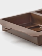 Форма для дубайского шоколада Доляна «Квадраты, пирамиды», 2 плитки, 21×19×2.5 см, силикон, коричневая - Фото 5