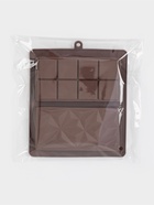 Форма для дубайского шоколада Доляна «Квадраты, пирамиды», 2 плитки, 21×19×2.5 см, силикон, коричневая - Фото 8