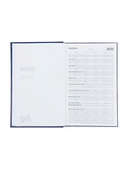 Ежедневник датированный Calligrata, А5, 2026, твёрдая обложка из бумвинила, 168 листов, синий - Фото 11