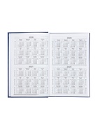 Ежедневник датированный Calligrata, А5, 2026, твёрдая обложка из бумвинила, 168 листов, синий 10909704