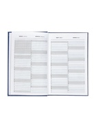 Ежедневник датированный Calligrata, А5, 2026, твёрдая обложка из бумвинила, 168 листов, синий - Фото 15