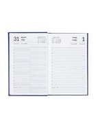 Ежедневник датированный Calligrata, А5, 2026, твёрдая обложка из бумвинила, 168 листов, синий 10909704