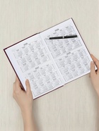 Ежедневник датированный Calligrata, А5, 2026, твёрдая обложка из бумвинила, 168 листов, бордовый - Фото 5