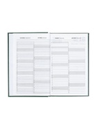 Ежедневник датированный Calligrata, А5, 2026, твёрдая обложка из бумвинила, 168 листов, тёмно-зелёный - Фото 12