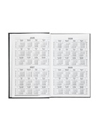 Ежедневник датированный Calligrata, А5, 2026, твёрдая обложка из бумвинила, 168 листов, чёрный - Фото 12