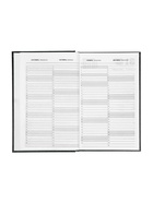 Ежедневник датированный Calligrata, А5, 2026, твёрдая обложка из бумвинила, 168 листов, чёрный 10909707