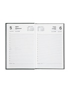 Ежедневник датированный Calligrata, А5, 2026, твёрдая обложка из бумвинила, 168 листов, чёрный 10909707