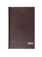 Ежедневник датированный Calligrata, А5, 2026, твёрдая обложка из бумвинила, 168 листов, коричневый - Фото 1