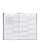 Ежедневник датированный Calligrata, А5, 2026, твёрдая обложка из бумвинила, 168 листов, коричневый - Фото 12