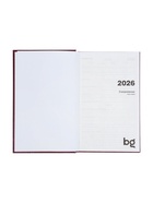 Ежедневник датированный Calligrata, А5, 2026, твёрдая обложка из бумвинила, 168 листов, коричневый - Фото 9