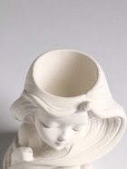 Ваза «Девушка с длинными волосами», 6×8×9 см, гипс, белая - Фото 6