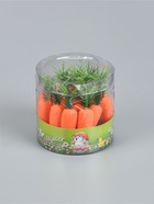 УЦЕНКА Декор пасхальный «Морковки» набор 18 шт. морковка 8×1.3 см, 8×8×8 см - Фото 3