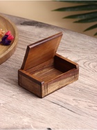 УЦЕНКА Шкатулка резная «Бабочка» дерево соно, 11×7×3.5 см - Фото 2