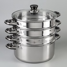 УЦЕНКА Мантоварка Алтын, d=26 см, 3 секции, ТРС Индукционное дно 16.2 л - Фото 1