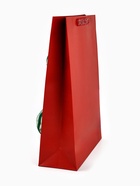 Пакет подарочный «С Новым годом», с бумажными объёмными шарами, 40×31×11 см - фото 58053925