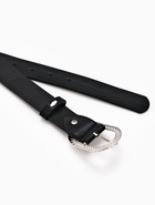 Ремень женский, 110×2.9 см, с винтом, классическая пряжка металл, чёрный - фото 809256085