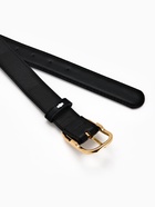 Ремень женский, 110×3 см, классическая пряжка металл, чёрный - фото 809256106