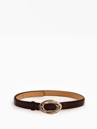 Ремень женский тонкий, 110×2.4 см, золотистая пряжка металл, коричневый - фото 809256146