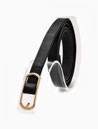 Ремень женский тонкий, 110×1.5 см, золотистая пряжка металл, чёрный - Фото 1