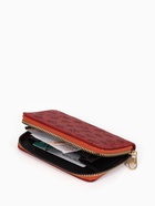 Кошелёк на молнии, 13×2×9 см, с принтом, бордовый - фото 809256224 Кошелёк на молнии, 13×2×9 см, с принтом, бордовый - фото 809256224