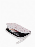 Кошелёк на молнии, 12×1.5×9 см, с принтом, белый/розовый - Фото 4