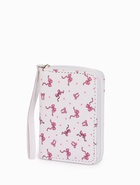 Кошелёк на молнии, 12×1.5×9 см, с принтом, белый/розовый - Фото 6