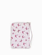 Кошелёк на молнии, 12×1.5×9 см, с принтом, белый/розовый - Фото 7