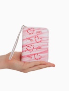 Кошелёк на молнии, 12×1.5×9 см, с принтом, розовый - Фото 2