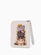 Кошелёк детский «Котики», на молнии, 12×1.5×9 см, маленький, белый - Фото 7