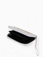 Кошелёк на молнии, 12×1.5×9 см, с принтом, белый - фото 809256272