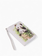 Кошелёк на молнии, 12×1.5×9 см, с принтом, белый - фото 809256274