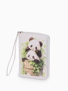 Кошелёк на молнии, 12×1.5×9 см, с принтом, белый - фото 809256275