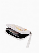 Кошелёк на молнии, 12×1.5×9 см, с принтом, белый - фото 809256280