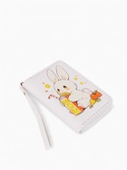 Кошелёк на молнии, 12×1.5×9 см, с принтом, белый - фото 809256281