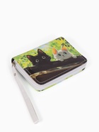 Кошелёк на молнии, 12×1.5×9 см, с принтом, зелёный - фото 809256288